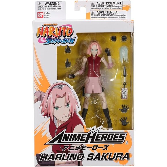 Bandai Naruto Shippuden Anime Heroes Haruno Sakura - 6.5" Action Figure NIB - Picture 5 of 7